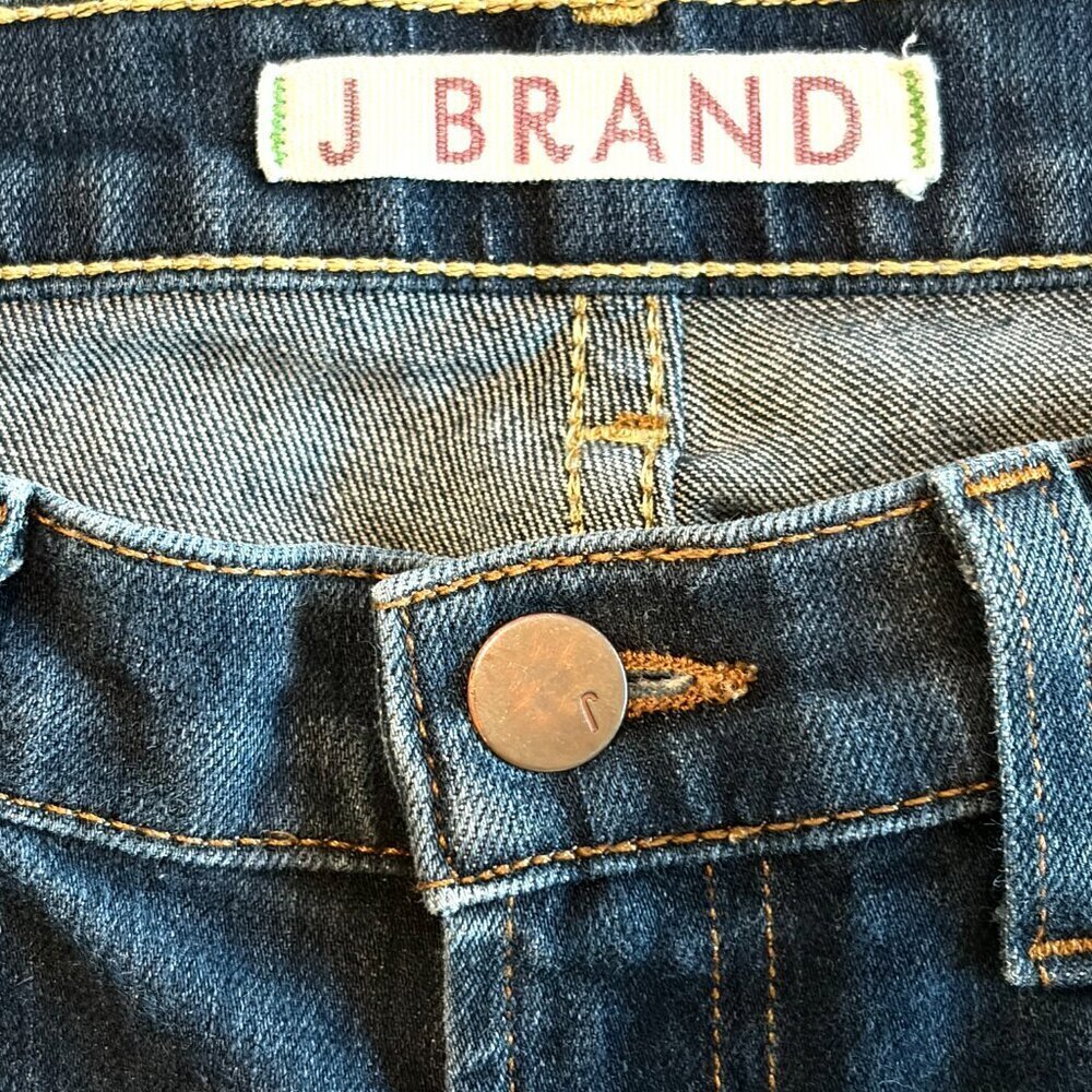 J Brand blue jeans Size 27 straight leg stretch - Picture 5 of 10